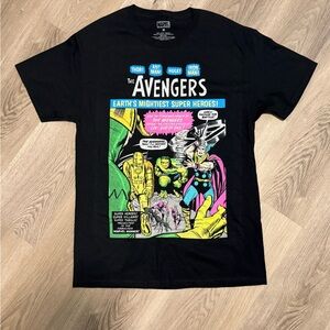 Marvel Avengers Black Graphic Tee